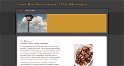Desktop Screenshot of gourmetseasoning.com